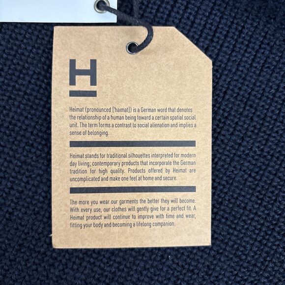 Heimat Textil Sweater Mini Rolkragon Turtleneck Oullover NEW NWT Mens Medium - Picture 7 of 9